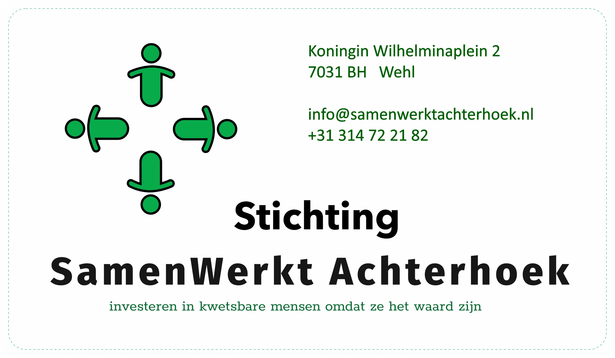 Stichting SamenWerkt Achterhoek Stichting SamenWerkt Achterhoek